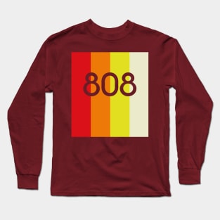 TR-808 STRIPES & FONT #3 Long Sleeve T-Shirt